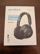 Soundcore Space One by ANKER Wireless Over-Ear Headphones - Jet Black