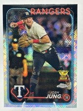 2024 Topps Chrome Logofractor Josh Jung Texas Rangers All Star Rookie Cup