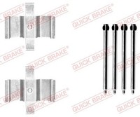 Quick Brake 109-1765 ZubehöRsatz, Scheibenbremsbelag FüR MERCEDES-BENZ