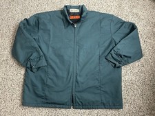 Cintas Full Zip Work Jacket Mens 2XL-RG Green