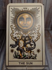 Tattoo Tarot Card The Sun, single swap, Ink & Intuition 2018 Good craft scrap