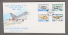 MayfairStamps British Virgin Islands FDC 1998 Royal Air Force Anniversary Combo