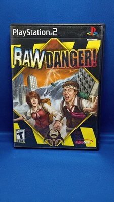Raw Danger (Sony PlayStation 2, 2007) CIB Light Scratches on Disc Works