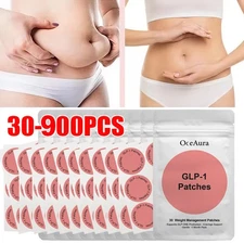 900/30pcs Weight-loss / GLP-1 Patches / Cravings support Natural Weight-loss US