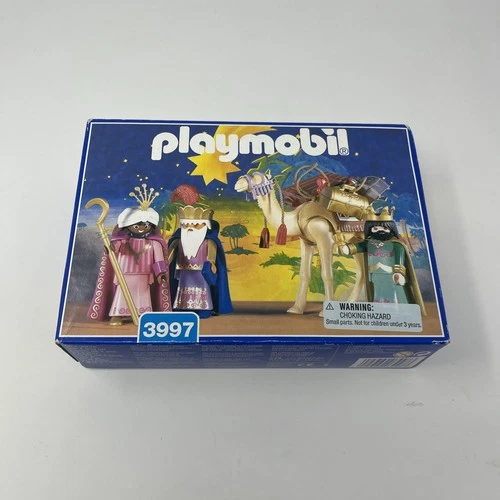 NEW PLAYMOBIL Christmas 3997 - Three Wise Kings Vintage 1999 Sealed Discontinued