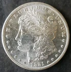 1881 S $1 Morgan Silver Dollar