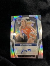Jacy Sheldon 2025 WNBA Prizm Silver Prizm Auto - Mystics 