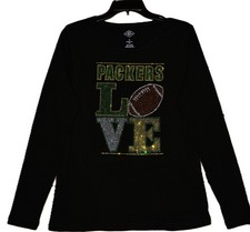 Packers LOVE football rhinestone bling shirt XS S M L XL XXL 1X 2X 3X 4X 5X