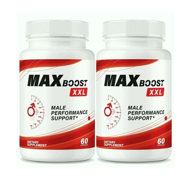 (2 Pack) Max Boost XXL Capsules MaxBoost XXL for Men to Support Male Stamina