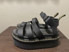 Dr. Martens Women’s Black Leather Strappy Platform Sandals Buckle US 6 — photo 3