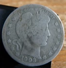 1903 P  25C Barber Quarter   Silver