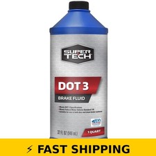 Super Tech DOT 3 Brake Fluid 32 oz for Disc and Drum Brakes