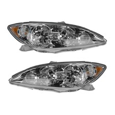 Headlight Front Clear Chrome Housing for Toyota Camry 2005-2006