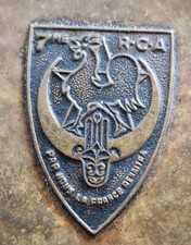 Andenken Teller 7. franz&ouml;sisches Regiment - Afrika WK1/WK2