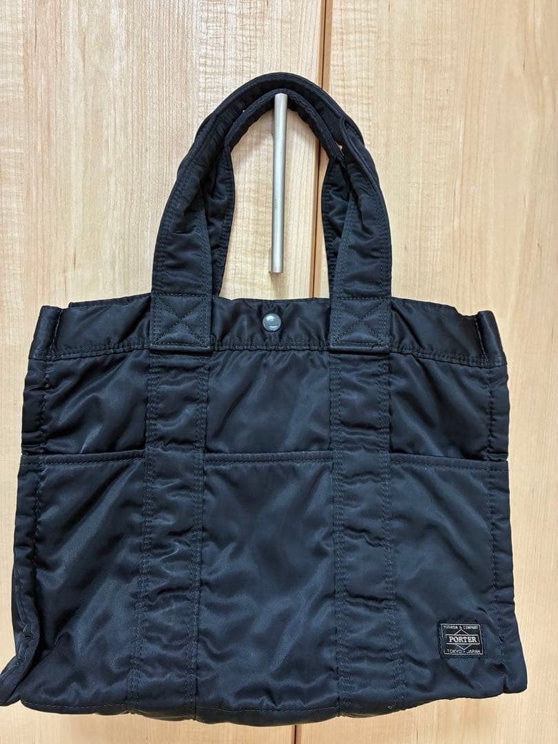 PORTER Yoshida Tanker TANKER Tote Bag Black Made in Japan Authentic