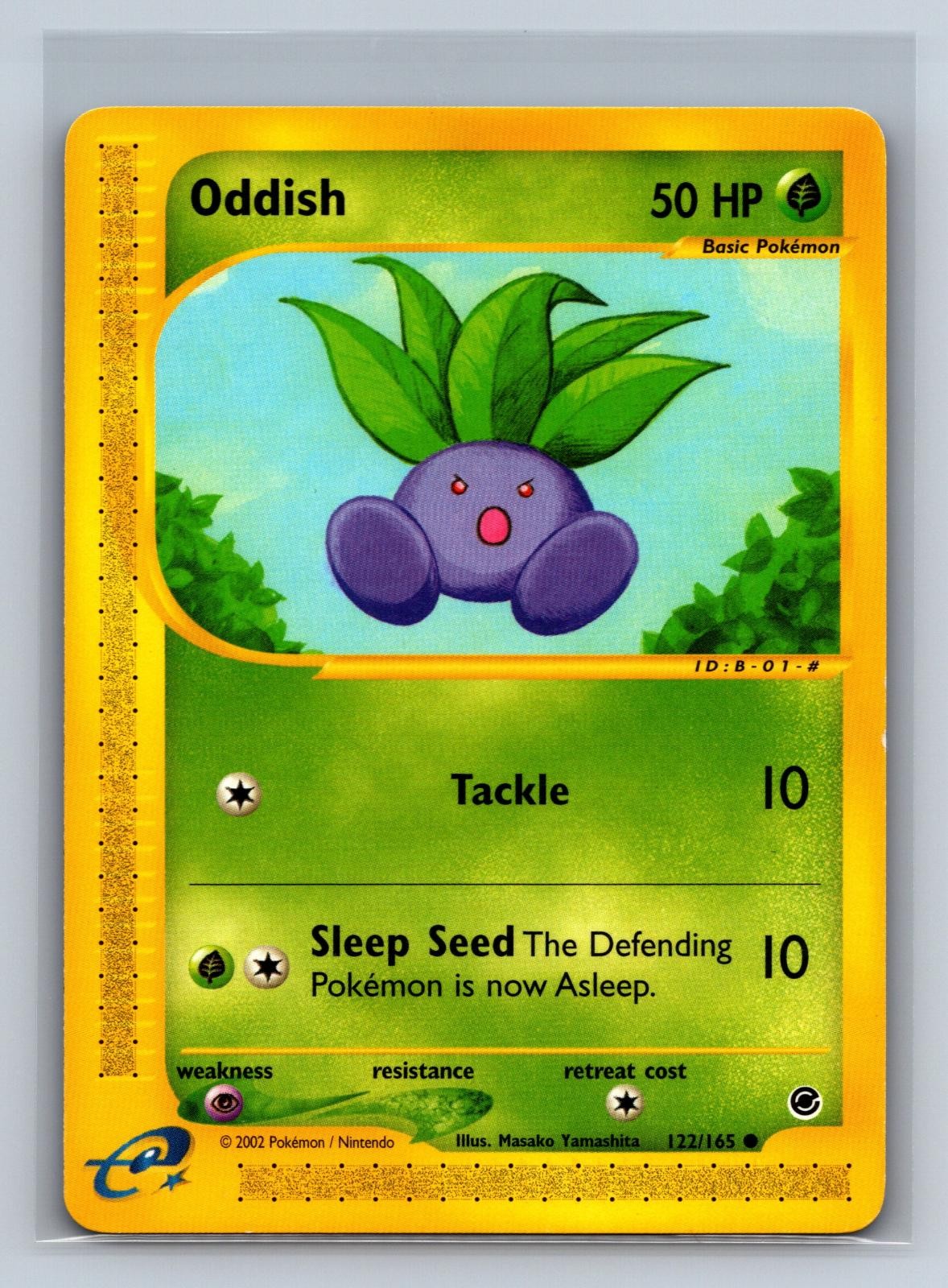 Oddish 122/165 Common Expedition Base Set Pokemon NM/M 701c-13