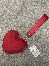 Lululemon Heart Wristlet Oxford Red New