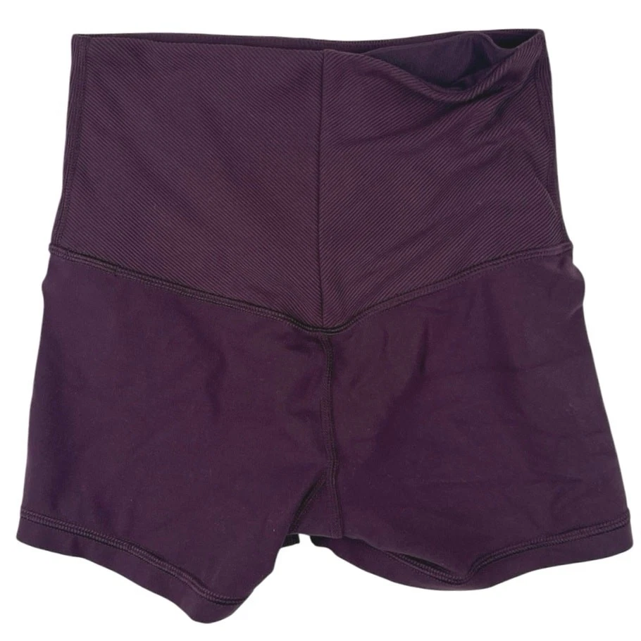 Athleta Studio 2.5" Purple High Waist Acivewear Training Gym Yoga Shorts Sz XXS - Image 2 of 4