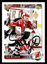 1992 Upper Deck Hockey #315 Craig Billington Signed Autograph (no COA)