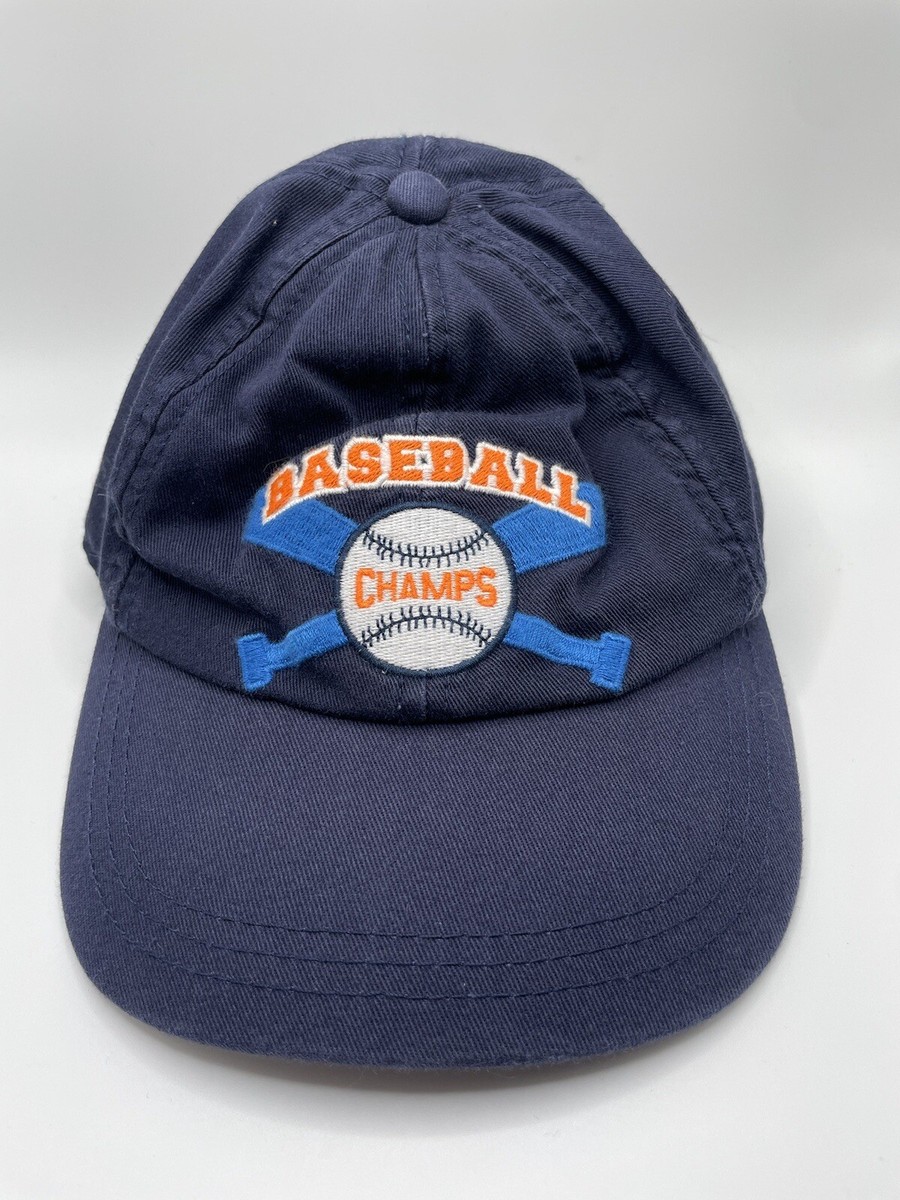 Koala Kids Baseball Champs Hat Child 3T/4T Cap Navy Orange | eBay