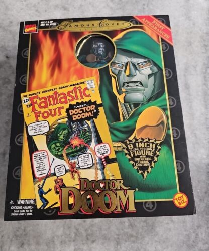 Giocattolo vintage Biz Marvel Comics serie di copertina famosa DOCTOR DOOM statuetta 8  - Foto 1 di 5