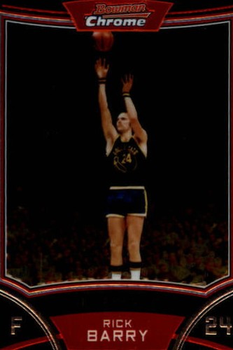 2008-09 Bowman Chrome Golden State Warriors Basketball Card #102 Rick Barry - Picture 1 of 2