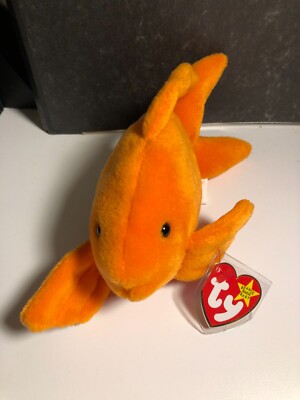 NEU - Ty Beanie Baby: Goldie der Goldfisch
