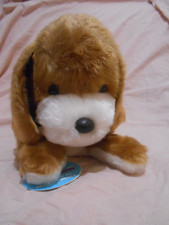Peluche Doudou Chien Marron blanc Boulgom