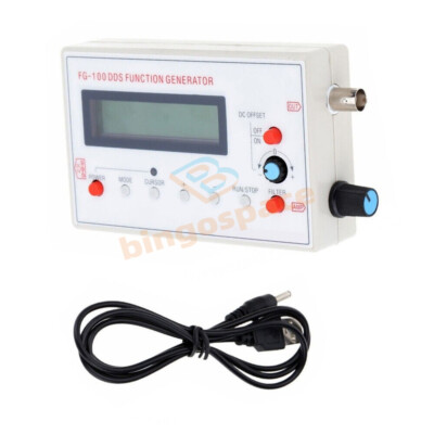 FG-100 DDS Function Signal Generator Module 1HZ-500KHz Sine +Square Wave 3.7-10V