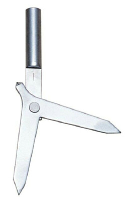 Round Center Finder Satin Chrome Made In USA Machine Setup Tool PEC 4200-100