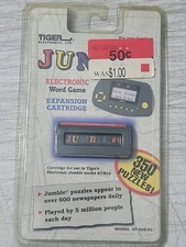 Tiger JUMBLE Handheld Electronic Word Game 1998 New Sealed Package