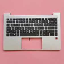New Palmrest Upper Case US Backlit Keyboard For HP Probook 440 445 G8 M23769-001
