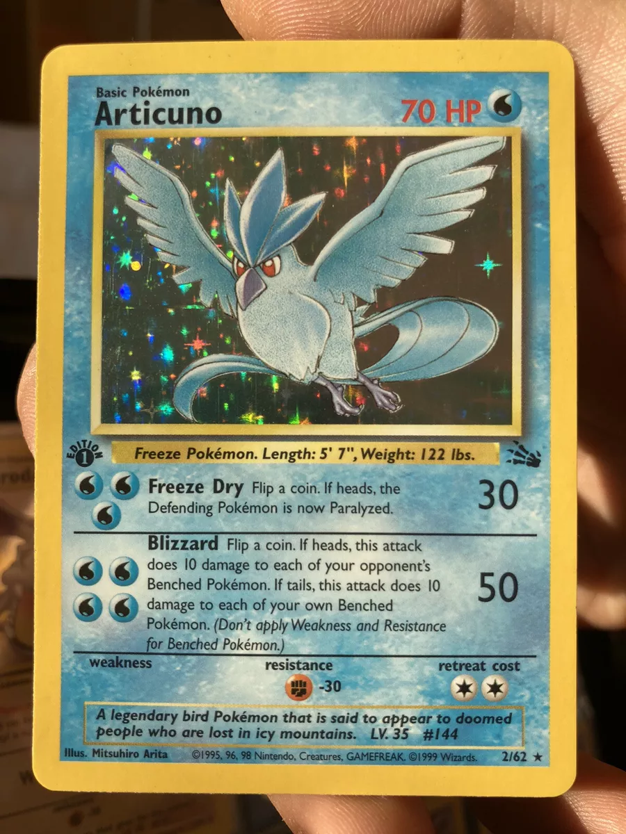  Pokemon - Articuno (2) - Fossil - Holo : Toys & Games