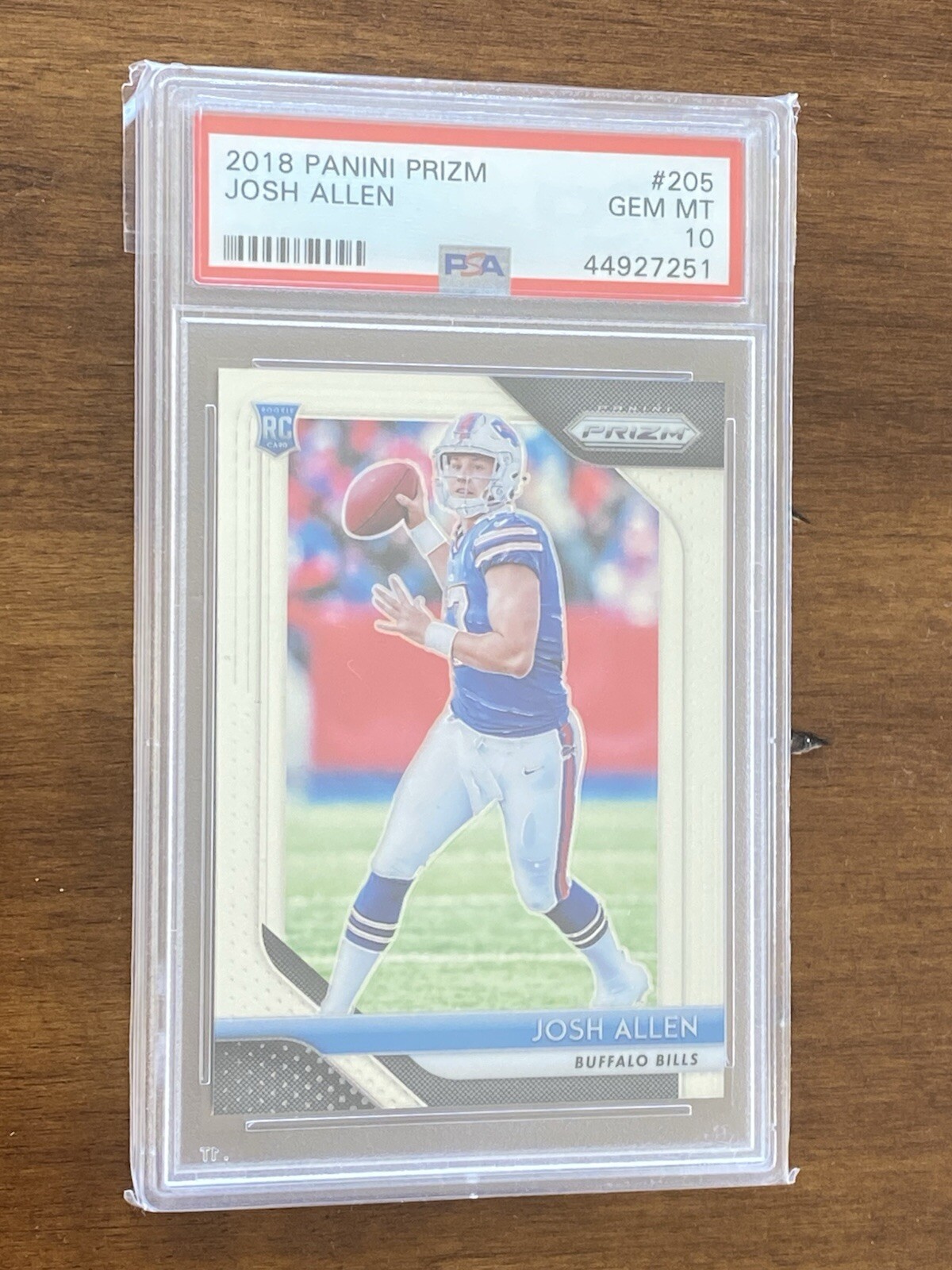 2018 panini prizm josh allen psa 10