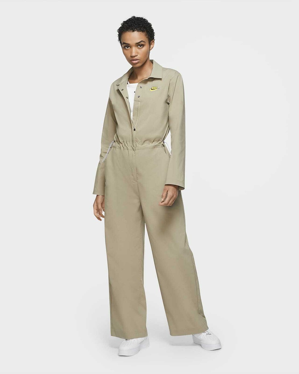 Nike CU5960-342 Overalls Jumpsuit Mystic Stone ( M ) | eBay