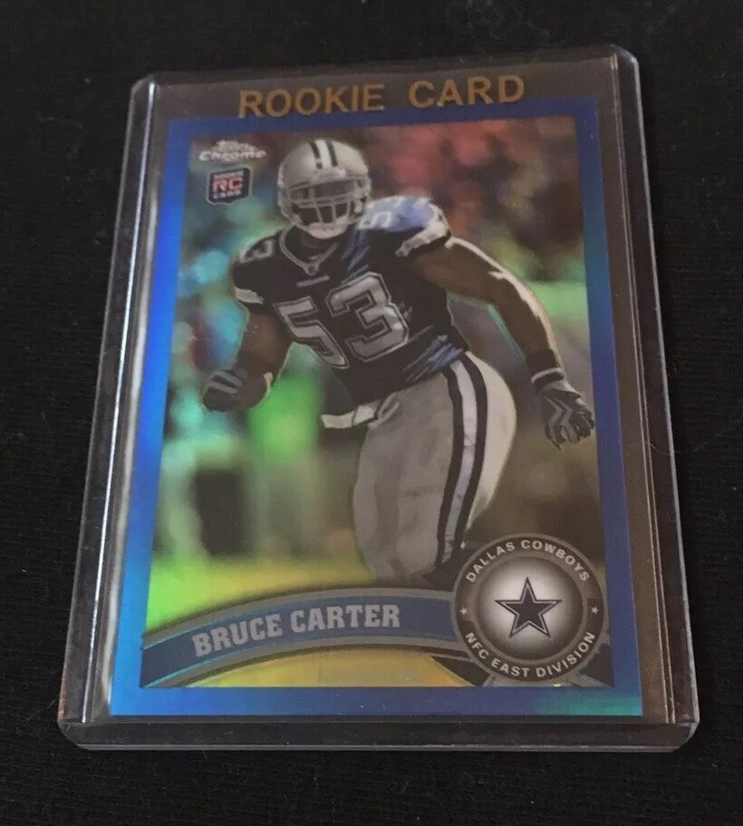 Bruce Carter Topps Chrome #175 Blue Refractor