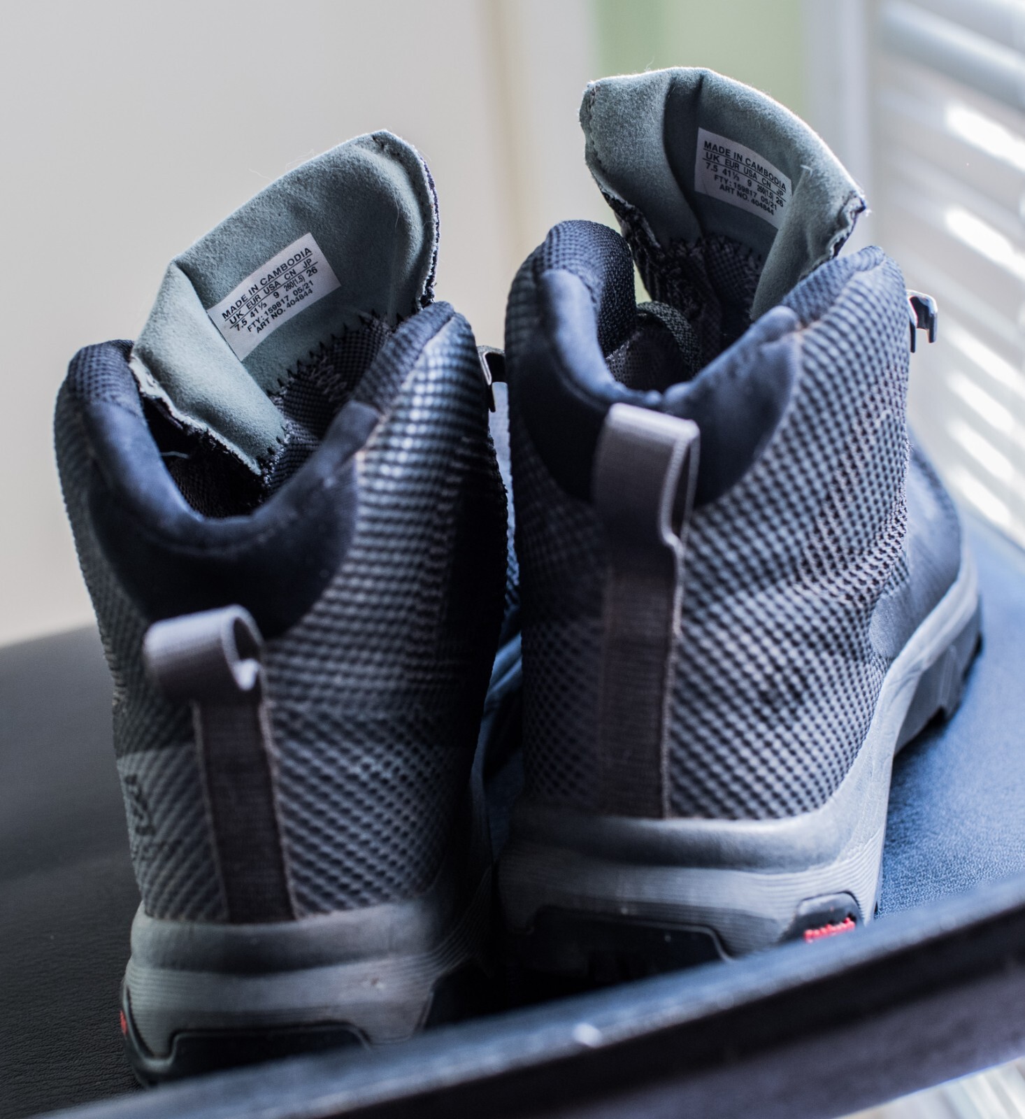 Salomon sneakers da trekking donna grigio tinta unita stringate medie taglia 9