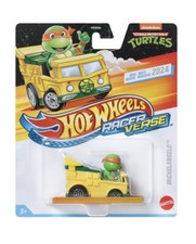 Hot Wheels Racer Verse x TMNT Michelangelo - Teenage Mutant Ninja Turtles - NEW 