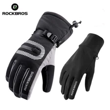 ROCKBROS Cycling Gloves Winter Warmer Gloves Dual Super Thick Non-slip Mittens