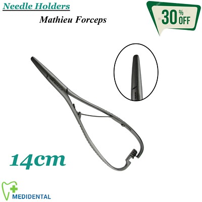 Kieferorthopädische Nadelhalter Mathieu Pinzette 14 cm