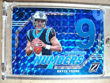 2023 Bryce Young Panini Zenith Rookie Behind The Numbers Blue Mosaic RC 🔥🔥 QTY