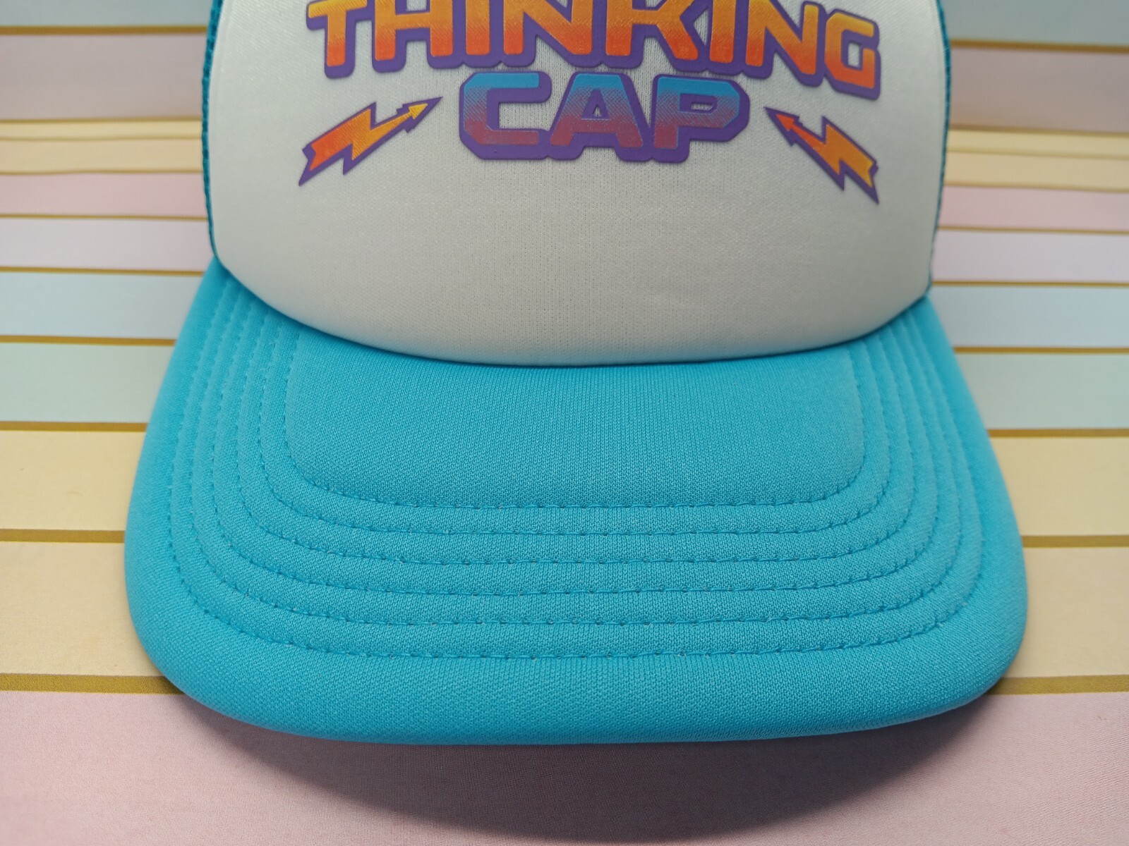 Thinking Cap Stranger Things Netflix Trucker Hat … - image 6