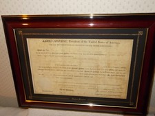 OHIO LAND GRANT to Joseph Sheely 8/20/1818 SIGNED JAMES MONROE  & JOSIAH MEIGS