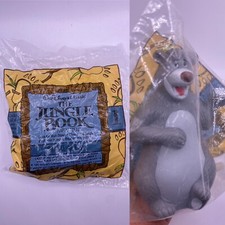 Vintage 1989 McDonald s Disney The Jungle Book Baloo the Bear Happy Meal Toy