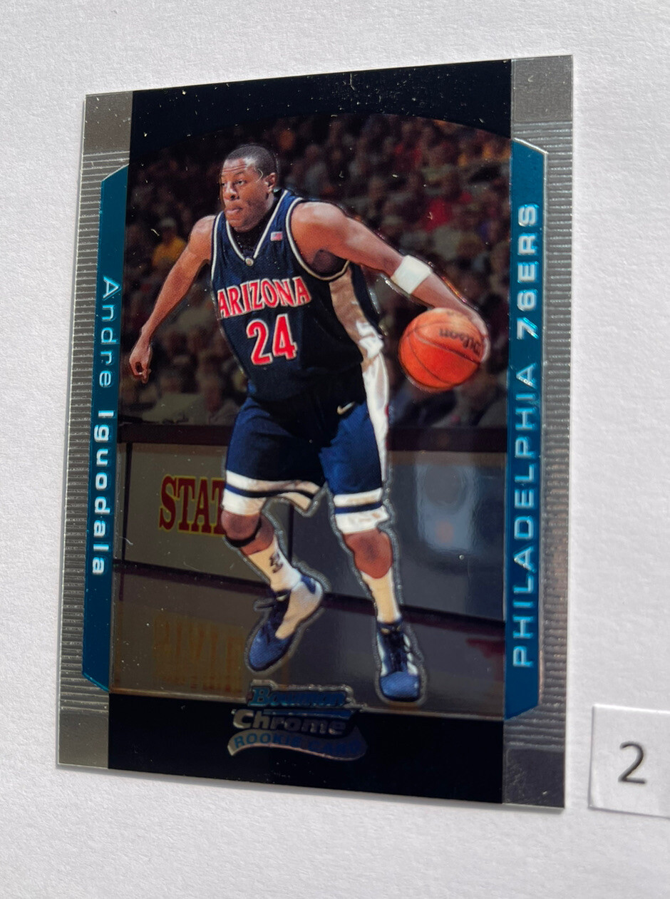 2004 Topps Bowman Chrome Andre Iguodala Rc