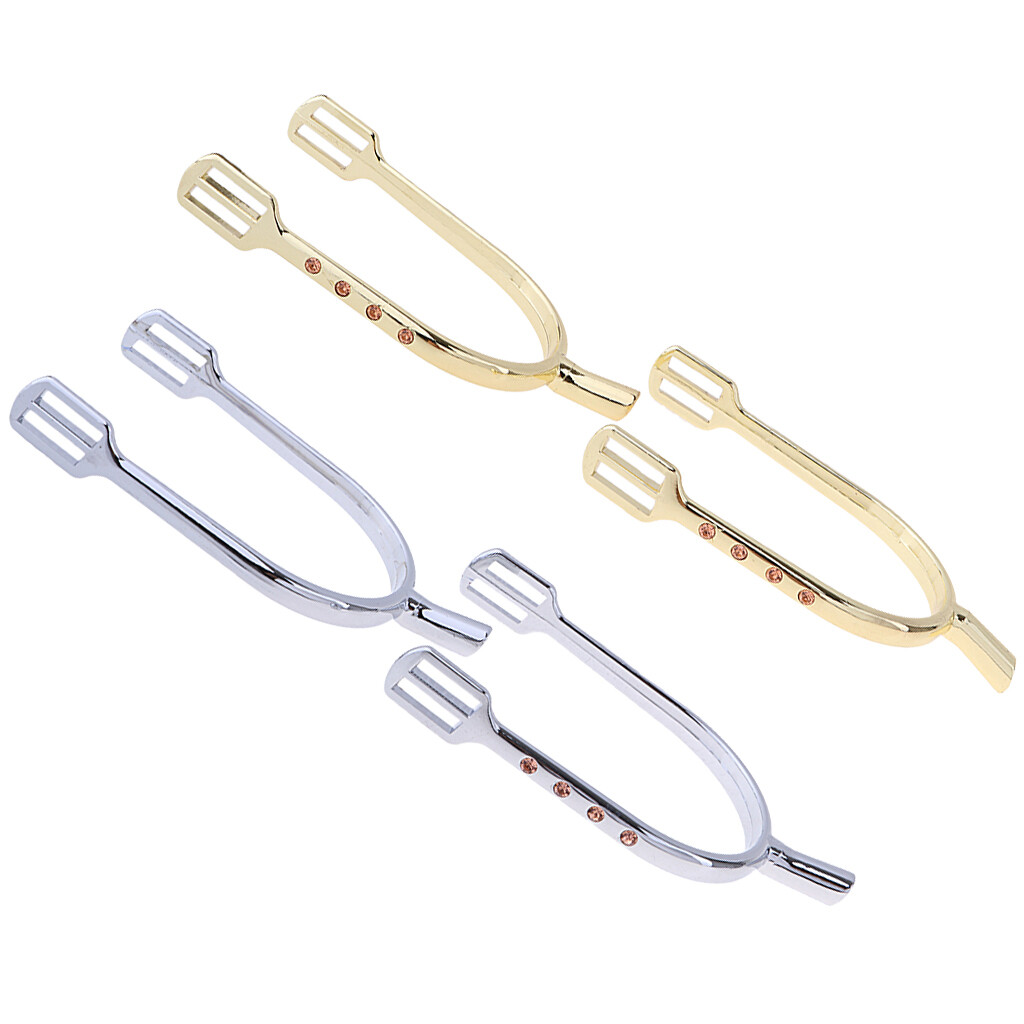 ES1034 Stecksporen Aus Edelstahl - Gerade Radspuren Für Reiter