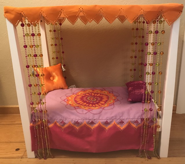julie american girl doll bed