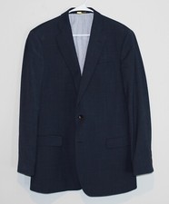 Brooks Brothers Explorer Dark Blue Suit Fitzgerald Fit 42L 34x30 Pant Flat Front