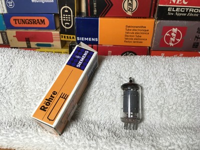 NOS Germany EF86 6267 6cf8 Preamp Audio Neumann Mic Tube ~ Faded Siemens Logo