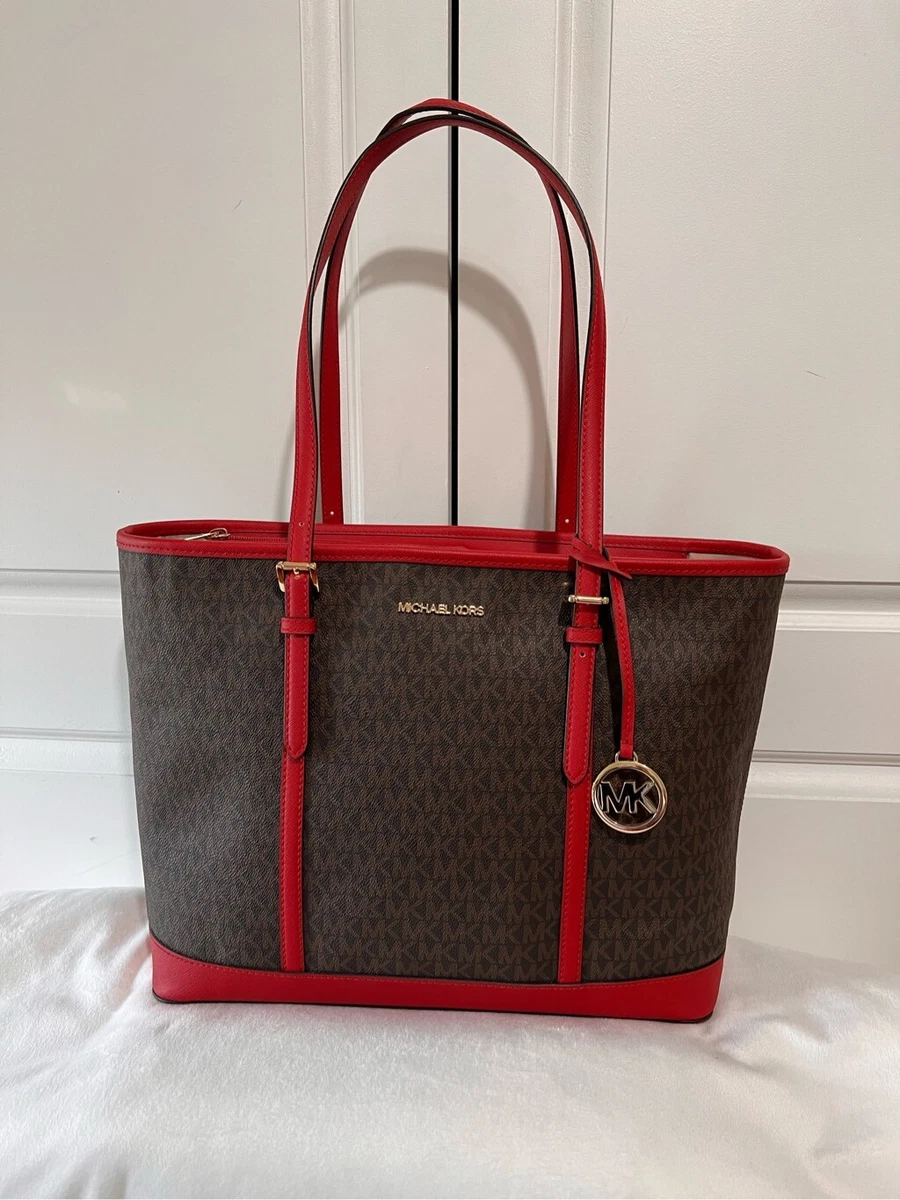 Michael Kors Jet Set Travel Large Logo Tote Bag